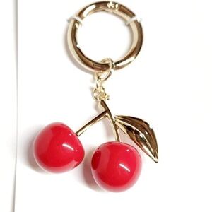 J Crew cherry bag charm